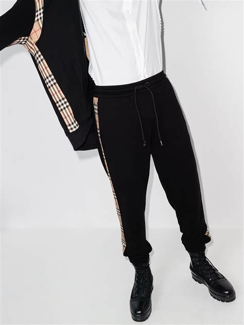 burberry check cuff pants|Burberry Check Label Track Pants .